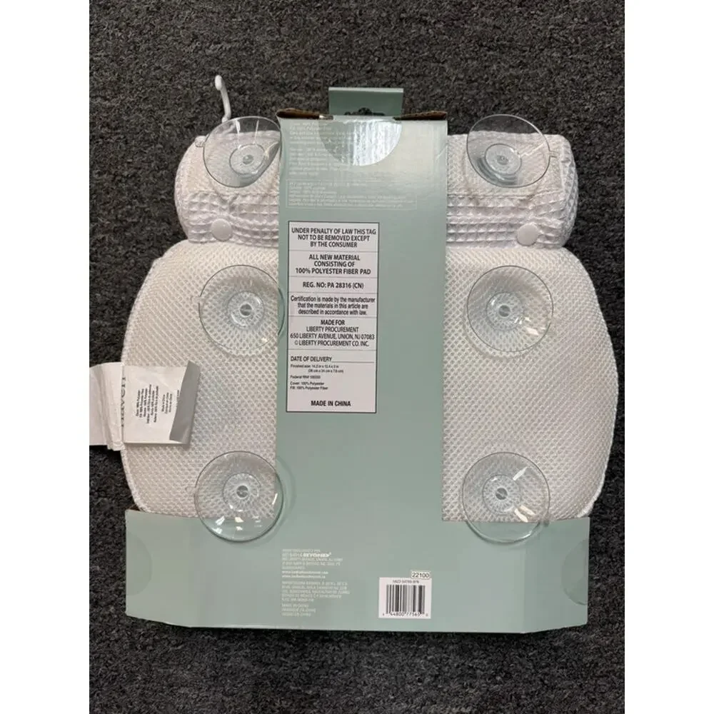 Haven White Neck $ Shoulder Support Bath Pillow